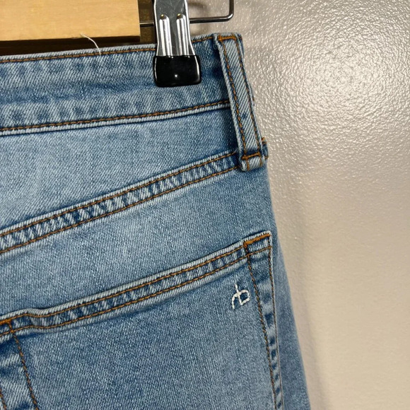 Rag & Bone Casey High Rise Ankle Flare Jeans Size 26 Lucy Light Wash Distressed - Picture 11 of 14